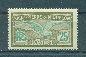 St. Pierre & Miquelon sc# 89 mng cat value $1.25