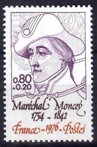 France 1976 Military Marshal A. J. de Moncey MNH