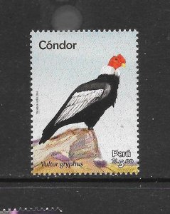 BIRDS - PERU #1931 CONDOR MNH