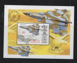 Grenada - Grenadines  #2067  (1998 RAF Fighter Jets sheet) VFMNH CV $8.50