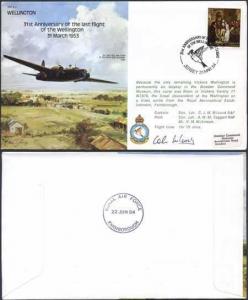 B21b 31st Ann Last Flight of the Wellington Captain Signed