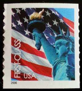 2006 39c Statue of Liberty & Flag, Coil SA Scott 3970 Mint F/VF NH