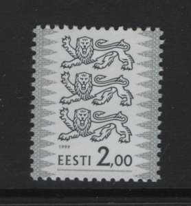 Estonia  #376  MNH 1999  three lions  2k