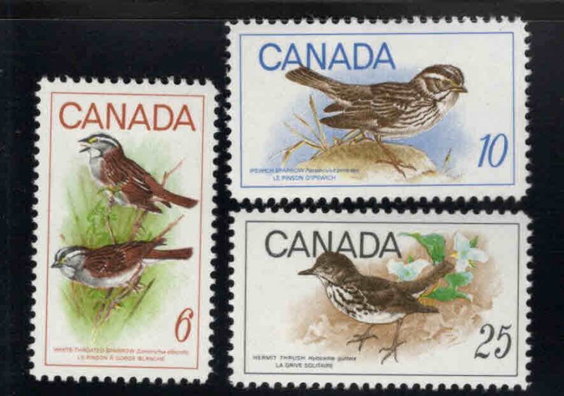 CANADA Scott 496-498 MH* Bird stamp set