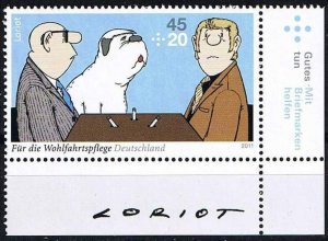 Germany 2011,Sc.#B1042 MNH, Loriot, Dog