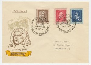 Cover / Postmark Germany / DDR 1952 Georg Friedrich Handel - Composer