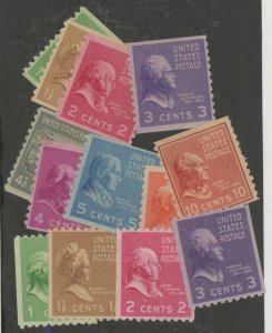 United States #839-851 Unused Single (Complete Set)