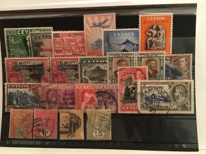 Ceylon mixed era’s stamps  R21914