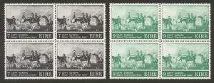 Ireland Sc# 369-70 MNH Europa 1975 (Blocks of 4)