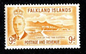 1952 Falkland Sc #114 mlh* cv.$9 ( 8968 BCXX5 )