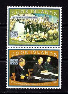 Cook Is 1198 NH 1995 End of WWII Anniv #2 