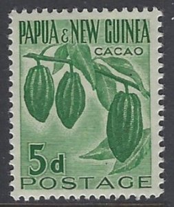 Papua New Guinea, Scott #141; 5p Cacao, MNH