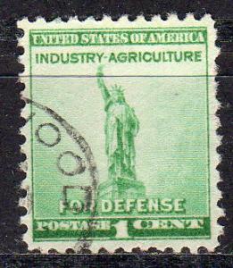 United States 899 - Used - 1c Statue of Liberty (1940) (1)