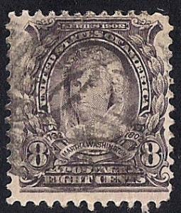 306 8 cent 1902-3 Martha Washington Stamp used F