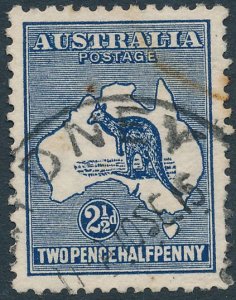Australia sc# 4 - Used Kangaroo - Very Fine - Postmarked at Sydney on 10-Sep-15