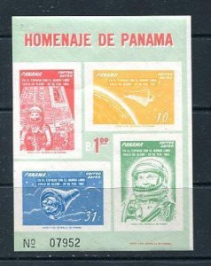 Panama 1962 Mi Block 12 Imperf Sheet MNH Space  Astronauts 10602