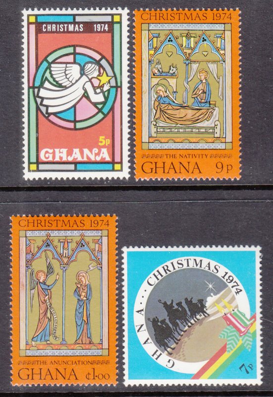 Ghana 544-547 Christmas MNH VF