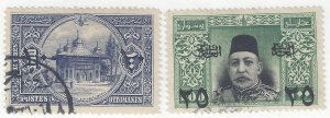 TURKEY 1915 Sc 286 287 HIGH VALUES