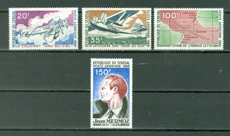 SENEGAL AIR MERMOZ #C48-51...SET...MNH...$7.00