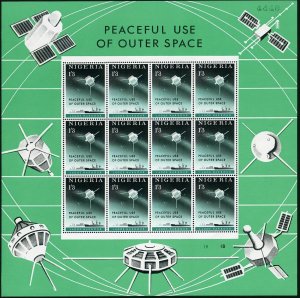 Nigeria 143-144 imperf margin,MNH.Mi 134-135. Peaceful use of Outer Space,1963.