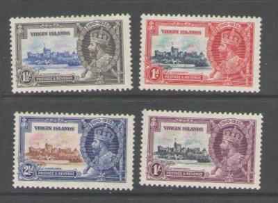 British Virgin Islands Sc 67-72 1935 G V Silver Jubilee s...