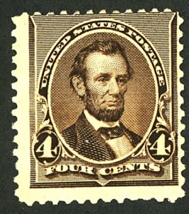 U.S. #222 MINT NG