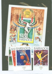 Barbados #913-917  Single (Complete Set) (Olympics)