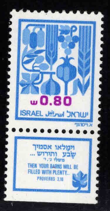 ISRAEL Scott 806 MNH** stamp with tab