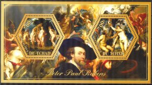 Chad 2014 Art Paintings P. P. Rubens Sheet (2) MNH Cinderella !