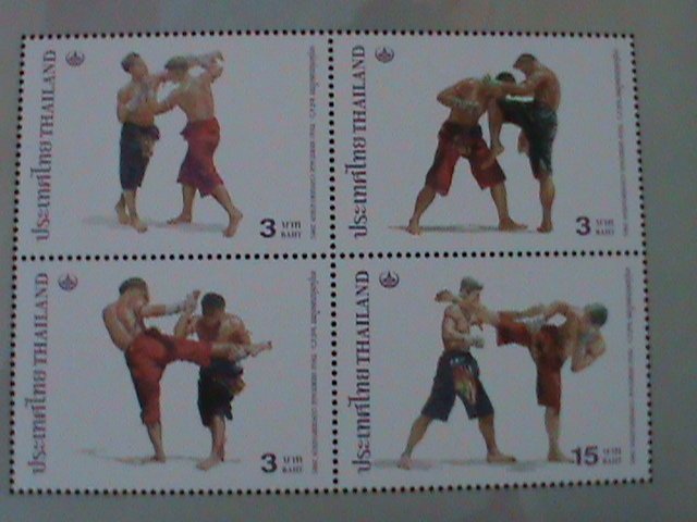 ​THAILAND -20003 SC#2069-72-THAI KICK BOXING -MNH S/S-VF-LAST ONE HARD TO FIND