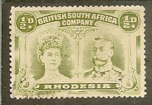 Rhodesia     Scott  101    King & Queen