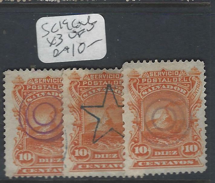 SALVADOR (P2901B)  10 C  SC 19X3  CORK CANCELS   VFU