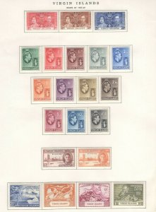 Virgin Islands Stamps 137-49 Approx. CV. $51 (JH 9/22) GP 