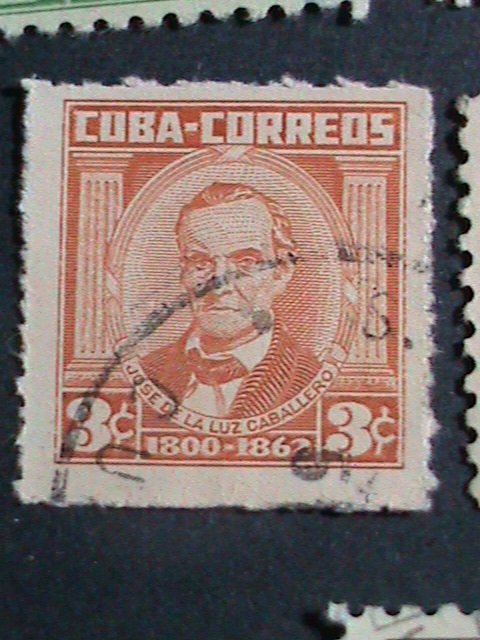 ​CUBA-1954-SC#519//528 10 OVER 70 YEARS OLD CUBA FAMOUS PERSONS USED STAMPS-