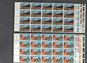 Australian Stamps MUH 1976 Explorers 18c 6 Plate blocks of 20 Forrest Hume Hovel