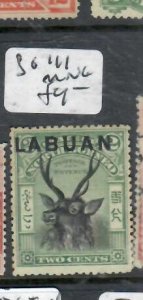 LABUAN  2C DEER        SG 111       MNG          P1129H