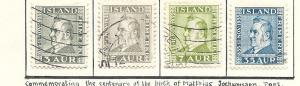 Iceland #195-98 1935 issues (U) Set Complete  CV $8.25