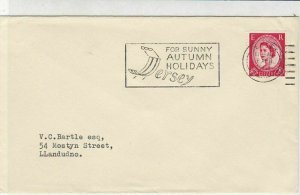 Britain 1964 Sunny Jersey for Autumn Holidays Publicity Slogan Stamp Cover 31872