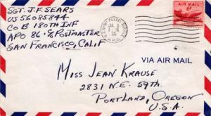 United States, U.S. A.P.O.'s, Airmail Issues, Korea