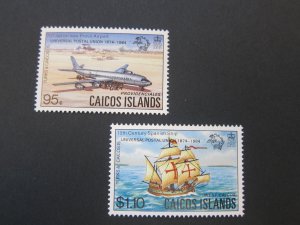 Caicos Islands 1984 Sc 47-48 set MNH