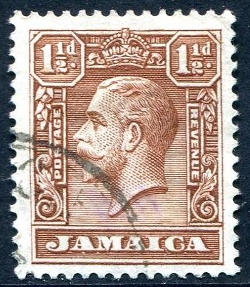 Jamaica Sc#104  King George V  Used