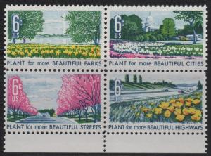 Scott 1368a 6c Beautification of America NH