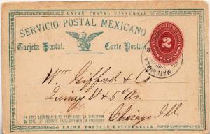 Mexico 10c Numeral Envelope 15c Express Wells Fargo y Cia. 1892 Torreon, Mex....