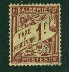 Algeria 1926 #J9 U SCV (2024) = $0.30