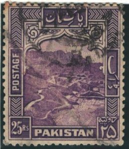 Pakistan Sc#43b Used - perf 12