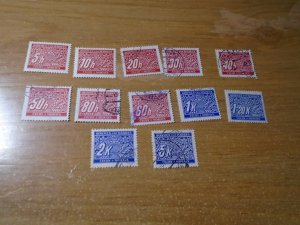 Bohemia and Moravia ( Czechoslovakia) #  J1-12  used