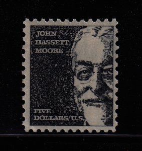 1973 John Bassett Moore Sc 1295 $5 black, untagged MNH single stamp (H