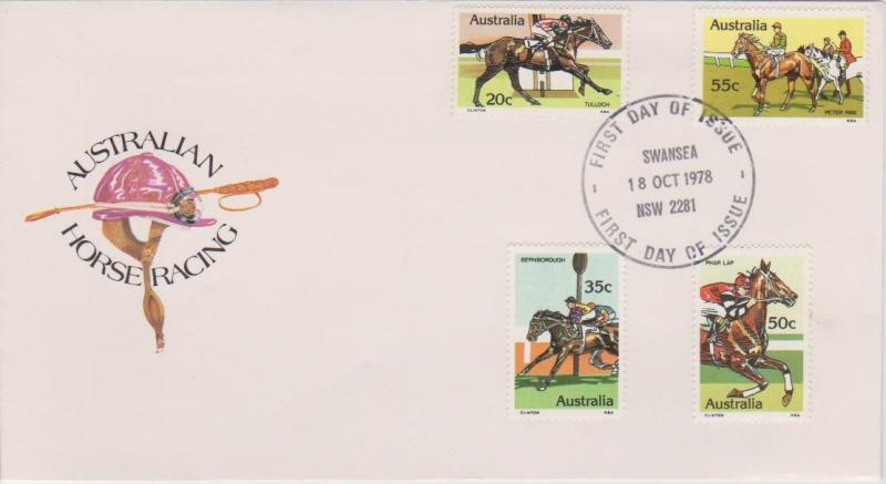 Australia 1978 Horse Racing First Day Cover