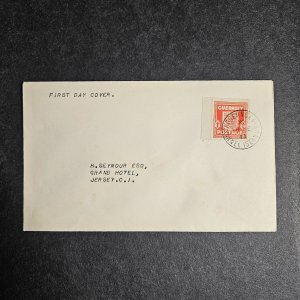 Channel Islands German Occupation of Guernsey First Day Cover 1941