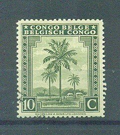 Belgian Congo sc# 188 used cat value $.25